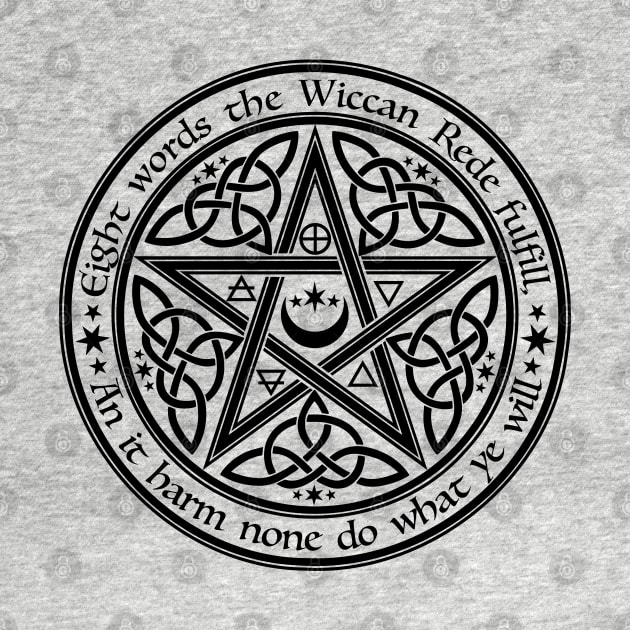 Wiccan Pentagram by RavenWake